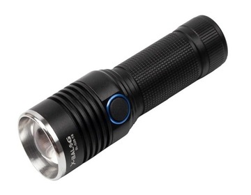 X-BALOG ВОЕННЫЙ ФОНАРЬ ZOOM XML-T6 USB AKU 18650