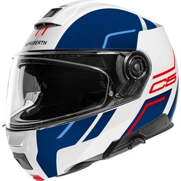 KASK SZCZĘKOWY SCHUBERTH C5 MASTER BLUE NIEBIESKI / BIAŁY L