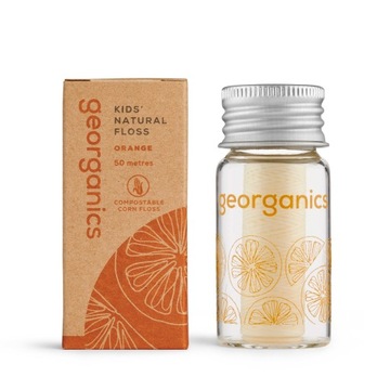 Georganics, nić dentystyczna, pomarańcza, 50 m