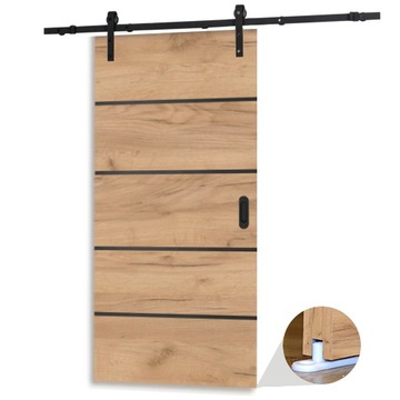 DRZWI PRZESUWNE Black Line LOFT 86