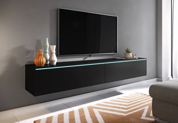 Szafka RTV Lowboard D 180cm CZARNY