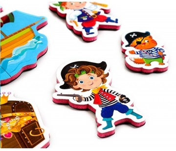 GRA MAGNETYCZNA PIRACI 3+ LOGICZNA