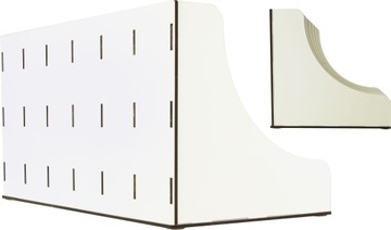 ОРГАНАЙЗЕР ДЛЯ ВИНИЛОВЫХ ПЛАСТИНОК БЕЛЫЙ ВИНИЛОВЫЕ ПЛАСТИНКИ 150 ПЛАСТЕК 60 см