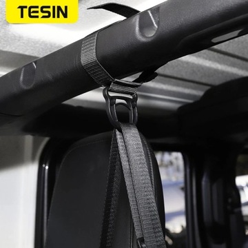2Preto 37,5 CM Wieszak na kurtki Wrangler TJ/JK/JL/JT
