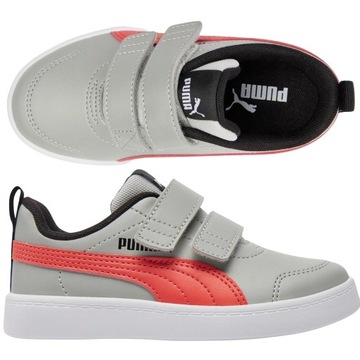 PUMA BUTY DZIECIĘCE SPORTOWE NA RZEPY COURTFLEX V2 ORYGINALNE r. 27,5