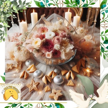 Китайское печенье с предсказаниями КЛАССИК 20 шт. ВОЛШЕБСТВО СУДЬБЫ ПОДАРОК