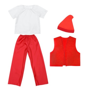 НАРЯД ГНОКА ШЛЯПА СЛОНА ЭЛЬФА КРАСНАЯ 116-128