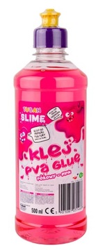 RÓŻOWY KLEJ PVA 500ml robienia glut Tuban Slime
