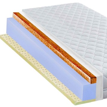 MATERAC 90X180 LATEKS KOKOS HIPOALERGICZNY H4 15CM