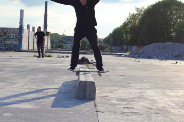 Синий скейтборд Enuff Hologram