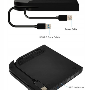 Player CD CD-CD-ROM Player Portable USB Drive 3.0