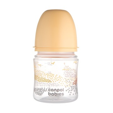 Canpol Butelka antykolkowa EasyStart 120ml MOUNTAINS ze smoczkiem 0m+