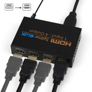 РАЗДЕЛИТЕЛЬ HDMI 1x4 4K*2K 3D Full HD аудиоразветвитель