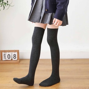 Гольфы для девочек длиной 19,7 дюйма, мягкие, дышащие, прочные, с вышитой короной