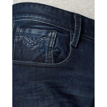 120 REPLAY ANBASS SLIM FIT MĘSKIE SPODNIE JEANSY W36 L32