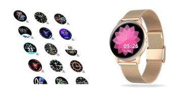 Женские SMARTWATCH G.Rossi SW015-4 Розовое золото