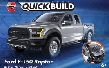 Airfix Quickbuild -ford F -150 Raptor - Grey - модель для складывания