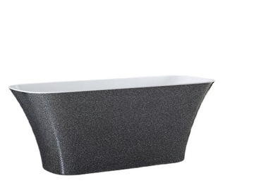 wanna wolnostojąca Besco Assos Glam grafit 160x70