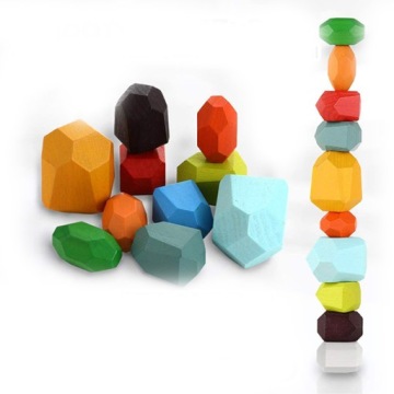 ДЕРЕВЯННЫЕ КАМНИ ГОЛОВОЛОМКИ МОНТЕССОРИ