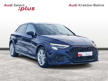 Audi A3 8Y Sportback 1.5 35 TFSI 150KM 2021 Audi A3 Sportback S line LED Automat Kamera Park Assist Podgrzewane Fotele, zdjęcie 6