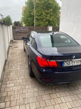 BMW Seria 7 F01 Sedan 730d 245KM 2009 BMW 7 F01 730 d 245 KM seria 7 faktura vat czarna skóra, zdjęcie 3