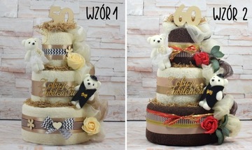 Полотенца для торта ПРАКТИЧНЫЙ ПОДАРОК ​​на годовщину свадьбы Золотая свадьба 25 лет 30