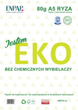 PAPIER BIUROWY KSERO EKO A5 80G 500 ARK