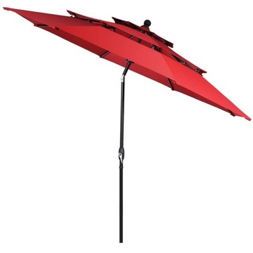 PARASOL OGRODOWY Z SYSTEMEM WENTYLACJI 305x244 CM