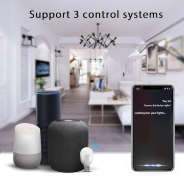 SMART SMART E27 СВЕТОДИОДНАЯ ЛАМПОЧКА iHAPER B2B HOMEKIT ПРИЛОЖЕНИЕ ALEXA WIFI