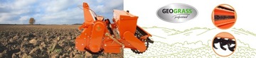 Почвообрабатывающий культиватор - культиватор + сеялка Geograss для минитрактора СБ 145 см