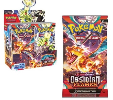 POKEMON TCG OBSIDIAN FLAMES BOOSTER 11 kart + kod