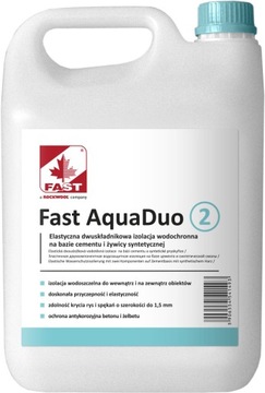 Izolacja przeciwwilgociowa FAST AquaDuo 2 [10 L] Zaprawa hydroizolacyjna