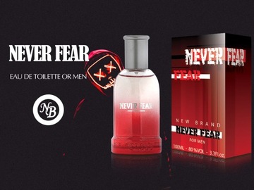 NEW BRAND MEN NEVER FEAR EDT 100ML