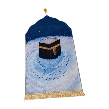 Islamska Mata Modlitewna Turecka Janamaz niebieska 80x120cm