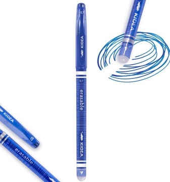 Długopis wymazywalny niebieski Kidea