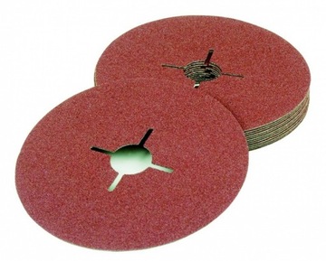 Krążek dysk fibrowy fibra 125mm gr. 40 60 80-10szt