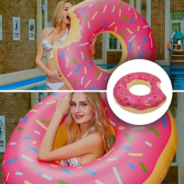 НАДУВНОЕ КОЛЕСО ДЛЯ ПЛАВАНИЯ В ВОДЕ ДЛЯ БАССЕЙНА РОЗОВОЕ 120см