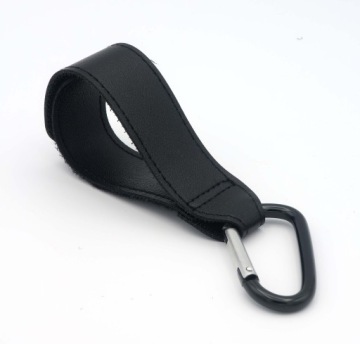 Ручка-крючок для сумки, липучка, экокожа, 2 шт.