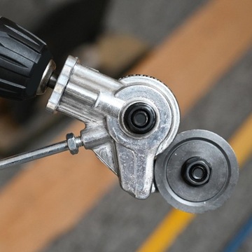 Elektryczna wiertarka do płyt Szybkie cięcie płyt metalowych Rozdrabniacz Łatwy w użyciu