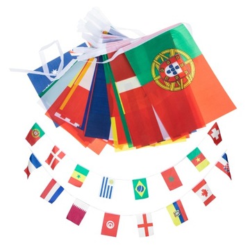 Ga-Top 32 Flags Soccer String