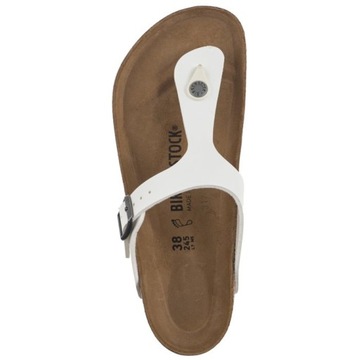 Buty Damskie Klapki Japonki Birkenstock Gizeh Bs White 0745531 Białe