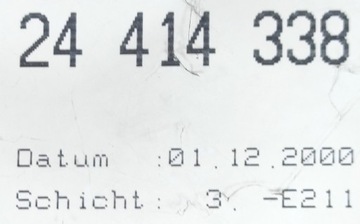 OPEL ZAFIRA A 98-05R KONSOLA DESKA AIRBAG PODUSZKI