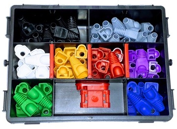 Osłona wtyku RJ45 zestaw 84 szt.