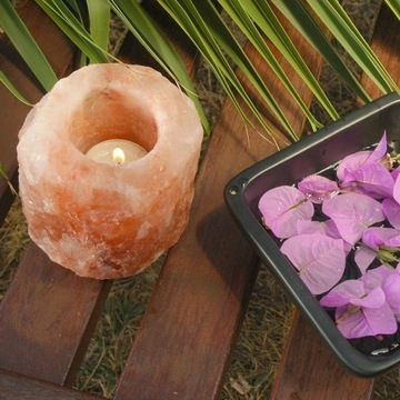 ПОДсвечник из гималайской соли, ионизатор 1-2 кг.