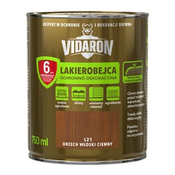 VIDARON Lakierobejca orzech włoski ciemn L21 0,75L