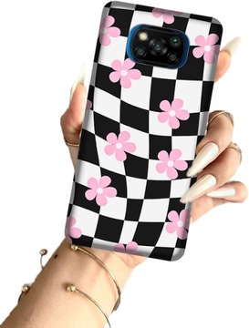 ETUI NA TELEFON XIAOMI POCO X3 PRO MŁODZIEŻOWE MODNE WZORY KRATKA