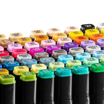 АЛКОГОЛЬНЫЕ МАРКЕРЫ маркеры маркеры ДВУХСТОРОННИЕ маркеры 80 шт.