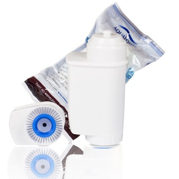 Таблетки Siemens и средство для удаления накипи + 2 фильтра для воды для кофемашины AL-Inte