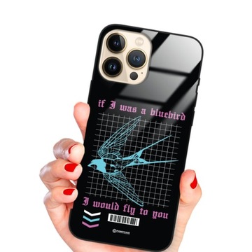 Etui SZKLANE do IPHONE 13 PRO MAX RETRO Discorder ELEGANCKIE Różne Wzory