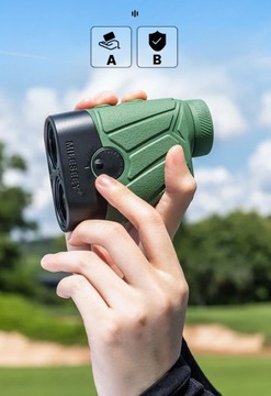 ОХОТНИЧИЙ ЛАЗЕРНЫЙ ДАЛЬНОМЕР, БИНОКУЛЯРНЫЙ ПРИЦЕП ДЛЯ ГОЛЬФ, РЕЖИМЫ, 6xZOOM, 1000 м, КОРПУС